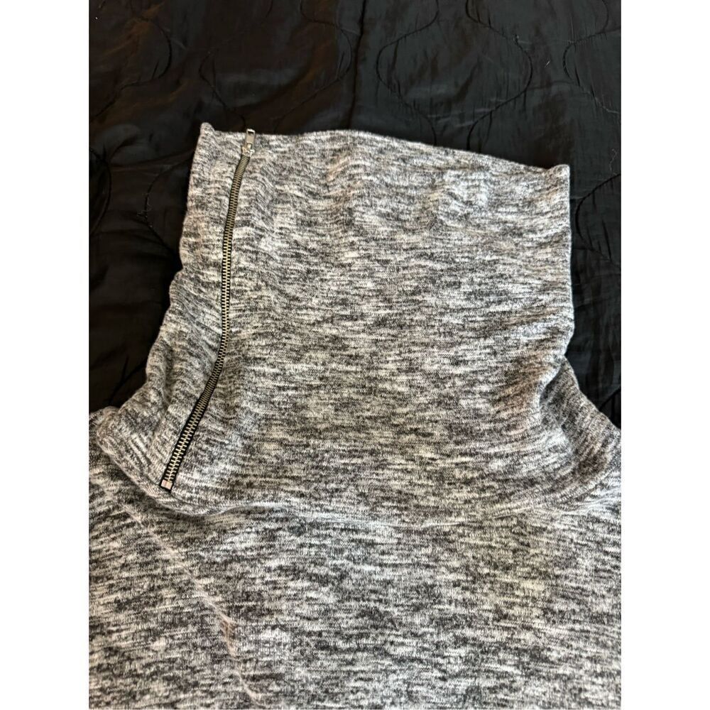 Soft Surroundings Womens Size Medium Heather Gray Midi Cowl Neck Dress - Picture 8 of 9